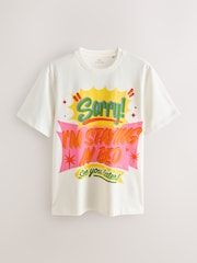 Blue Graphic Short Sleeve Jersey Pyjamas Set - Image 2 of 5