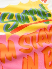 Blue Graphic Short Sleeve Jersey Pyjamas Set - Image 4 of 5