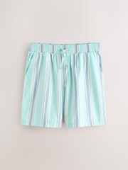 Red Amalfi Coast Graphic Short Sleeve Woven Pyjamas Set - Image 8 of 11