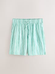 Blue/Green Graphic Short Sleeve Jersey Pyjamas Set - Image 11 of 13