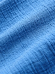 Blue Cheesecloth Shirt and Shorts Set - Image 11 of 11