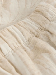Neutral Woven Shirt and Shorts Set - Image 10 of 11