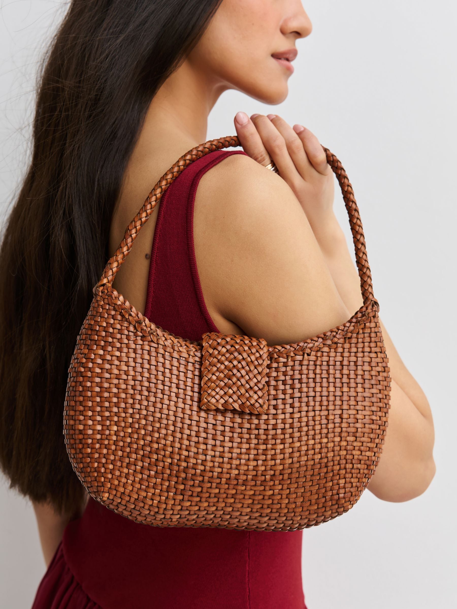 Buy Rixo x Dragon Diffusion Tan Saoirse Bag from Next USA