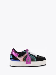 Carvela Black/Purple Lace Up Trainers - Image 1 of 4