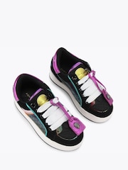 Carvela Black/Purple Lace Up Trainers - Image 2 of 4
