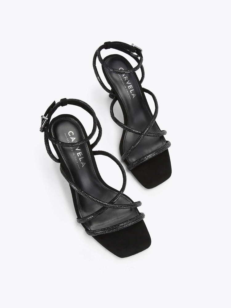 Preto - Carvela Ravello Low Sandals - Imagem 2 de 4