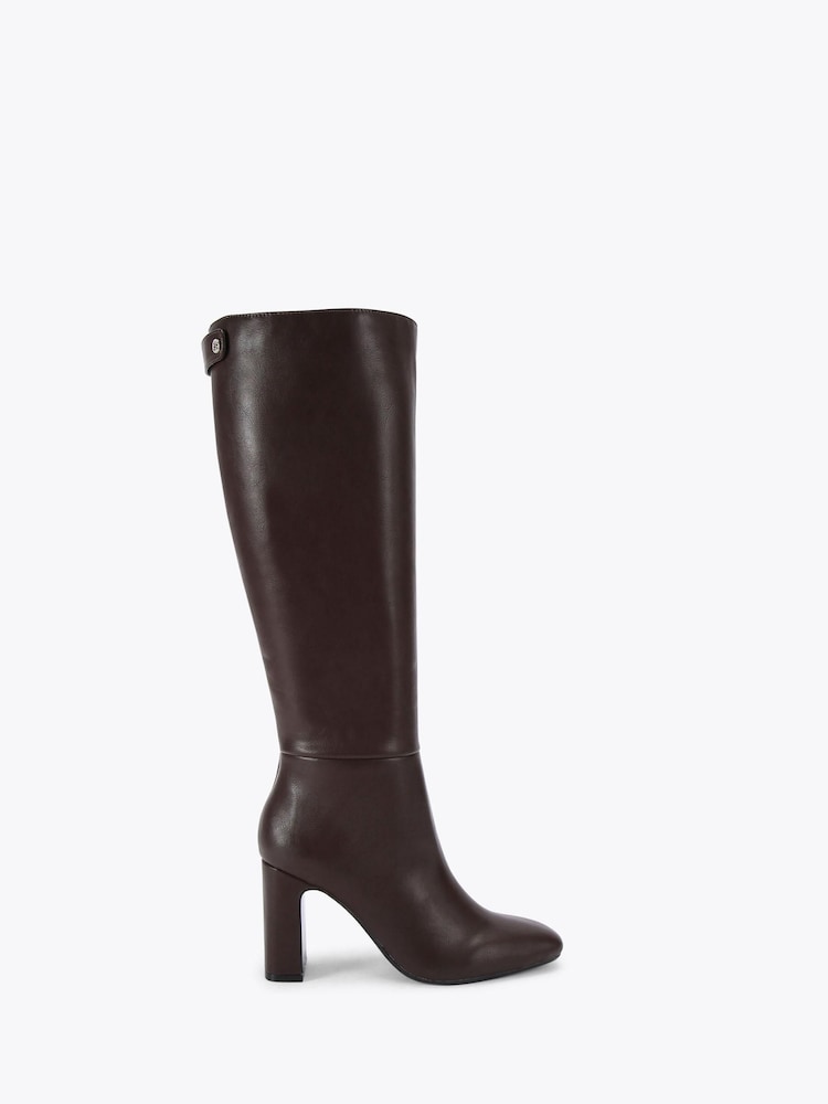KG Kurt Geiger Brown Trix Knee Boots - Image 2 of 5 KG Kurt Geiger Brown Trix Knee Boots - Image 2 of 5