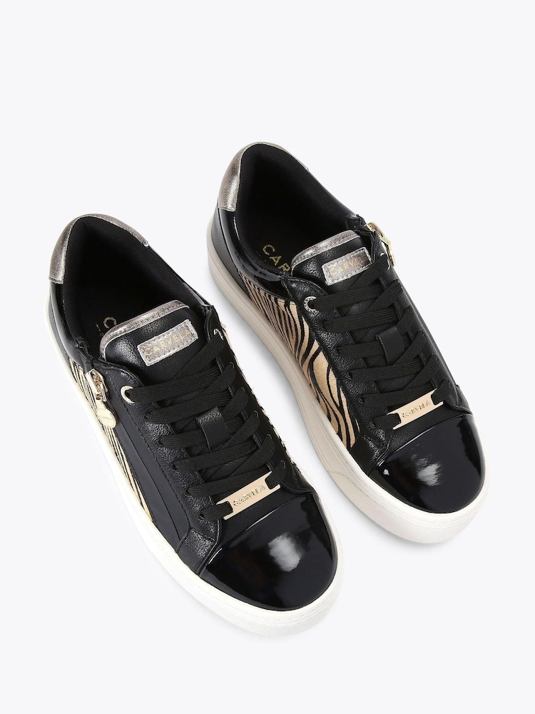 Carvela Statement Zip Trainers - Image 2 of 4
