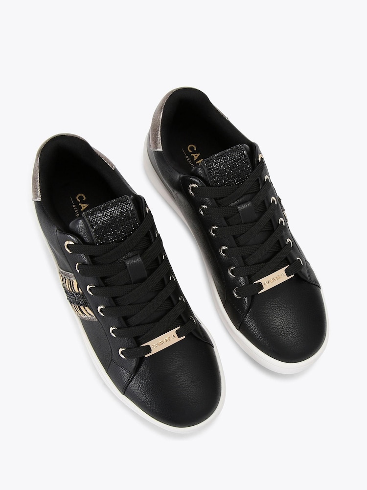 Carvela Black Carvela Rapid Black Trainers - Image 2 of 4 Carvela Black Carvela Rapid Black Trainers - Image 2 of 4