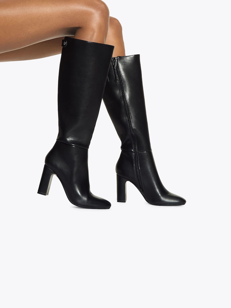 KG Kurt Geiger Trix Knee Black Boots - Image 1 of 5 KG Kurt Geiger Trix Knee Black Boots - Image 1 of 5
