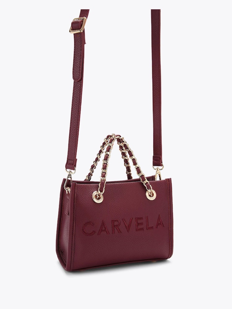 Carvela Red Sorrento Micro Tote Bag - Image 2 of 4