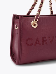 Carvela Red Sorrento Micro Tote Bag - Image 4 of 4