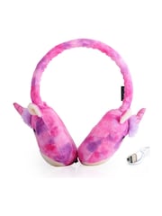 Squishmallows Pink Purple Plush Bluetooth Headphones - Image 1 of 3