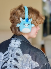 Squishmallows Teal White Plush Bluetooth Headphones - Image 3 of 4
