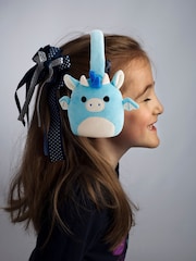 Squishmallows Teal White Plush Bluetooth Headphones - Image 4 of 4