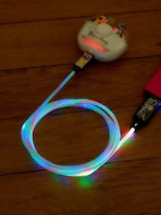 Rick and Morty Green Light Up Charging Cable - Image 3 of 6