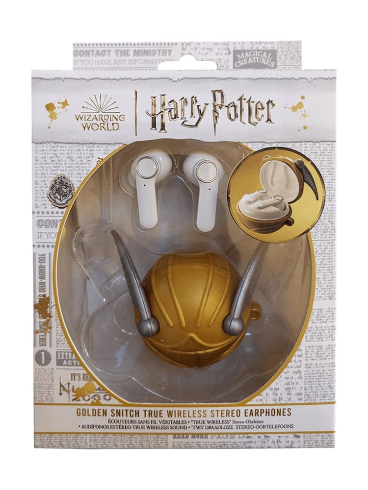 Harry Potter Gold White Snitch TWS Earbuds - Image 4 of 4