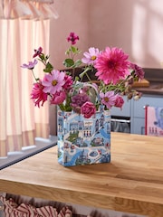 Cath Kidston Blue London Hand Bag Vase - Image 1 of 5