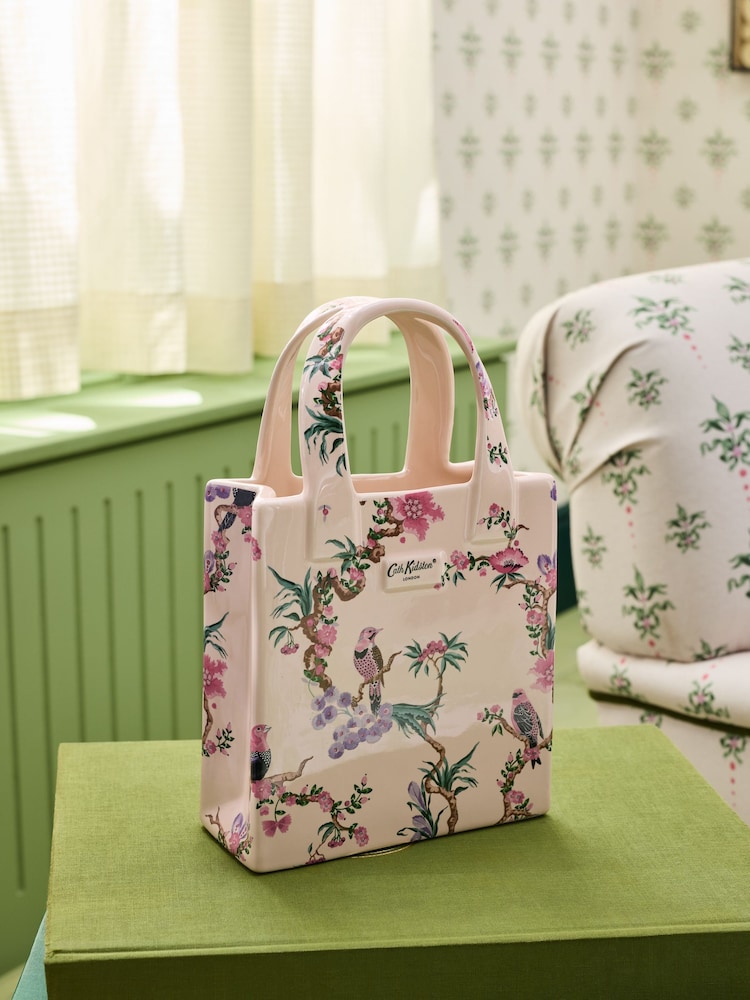 Cath Kidston Birds Hand Bag Vase - Image 2 of 5