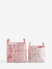 Cath Kidston Set of 2 Pink Storage Bags - Image 1 of 1
