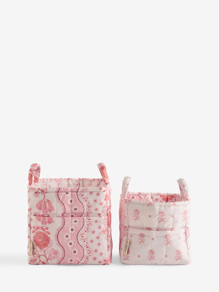 Cath Kidston Set of 2 Pink Storage Bags - Image 1 of 1