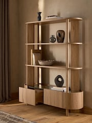 Mid Natural Nomad Oak Effect Shelf - Image 3 of 9