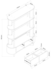Mid Natural Nomad Oak Effect Shelf - Image 5 of 9