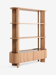 Mid Natural Nomad Oak Effect Shelf - Image 8 of 9