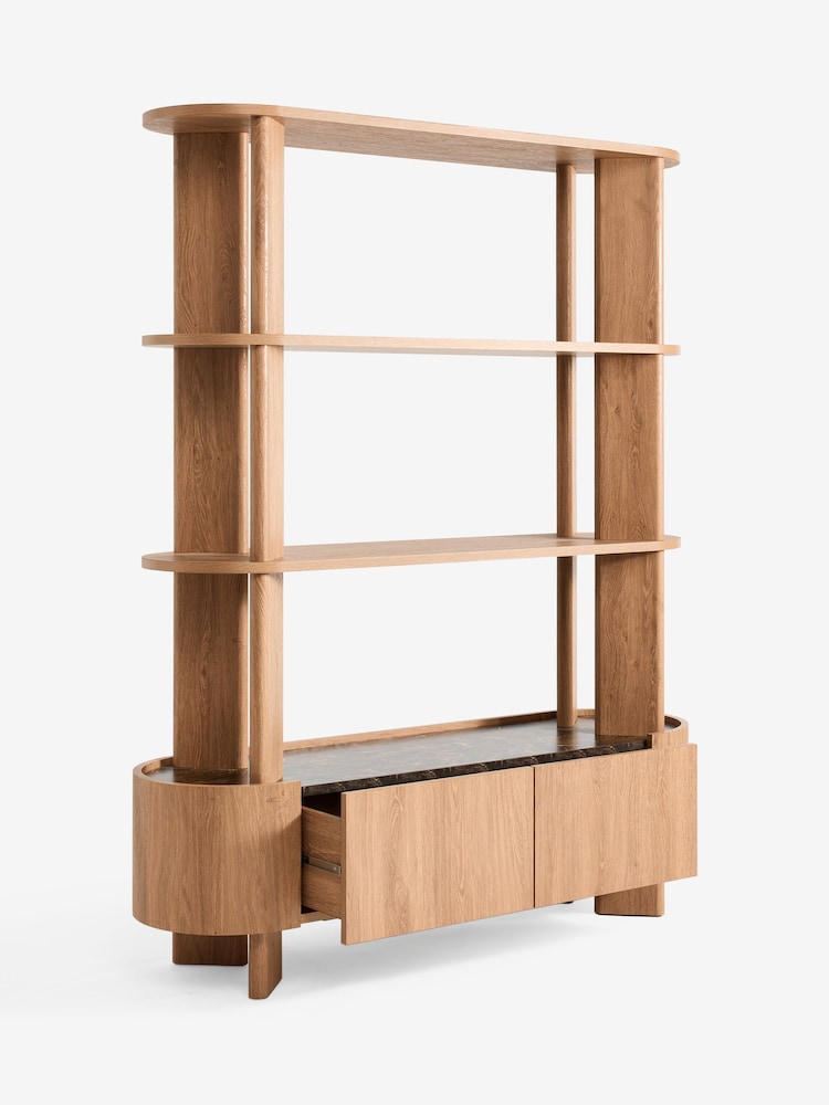 Mid Natural Nomad Oak Effect Shelf - Image 9 of 9
