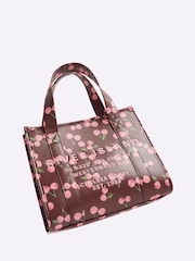 River Island Red Print Embroidered Tote Bag - Image 4 of 5