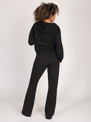 Pineapple Black Womens Zip Pocket Flare Trousers - Image 7 of 7
