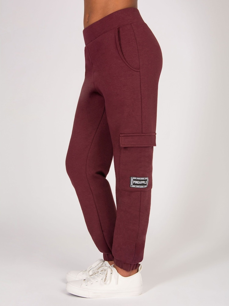 Pineapple Red Cargo Joggers - Image 1 of 4 Pineapple Red Cargo Joggers - Image 1 of 4