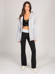 Pineapple Grey Light Stripe Panel Zip Hoodie - Image 2 of 6