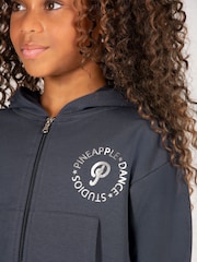 Pineapple Grey Logo Zip Hoodie - Image 4 of 5