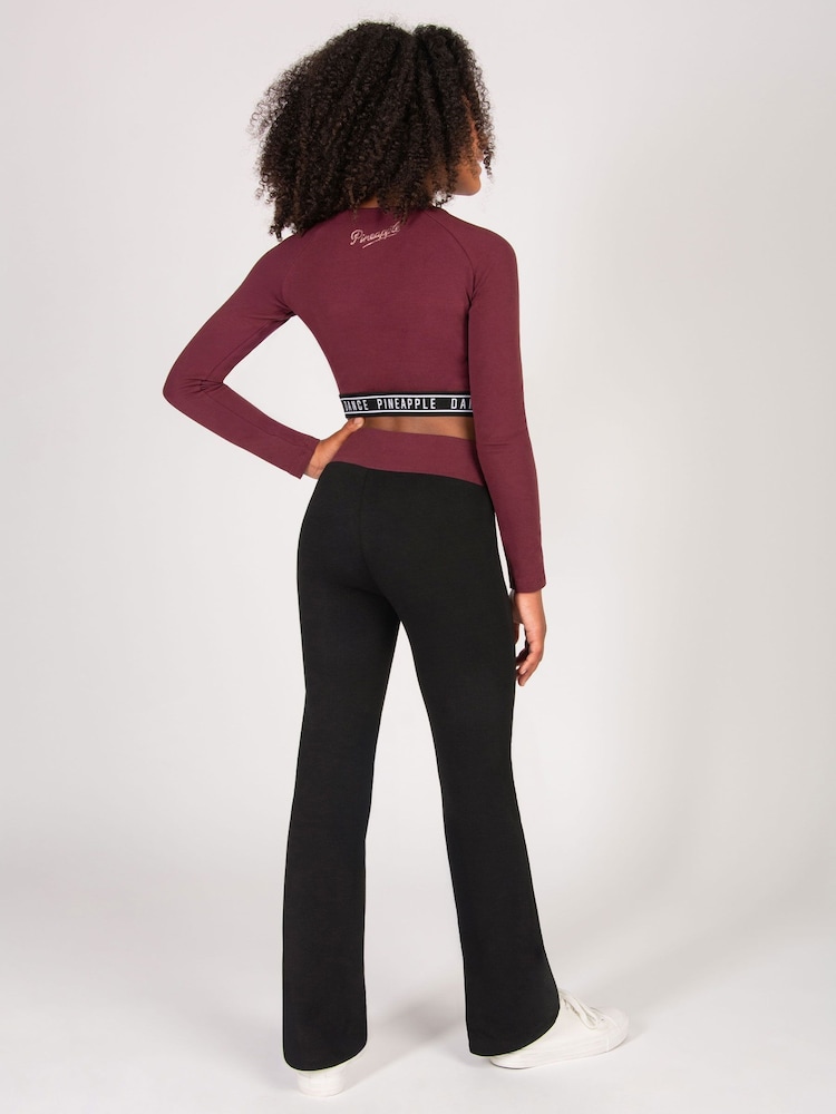 Pineapple Red Tape Girls Long Sleeve Crop Top - Image 5 of 5 Pineapple Red Tape Girls Long Sleeve Crop Top - Image 5 of 5