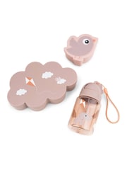 Done by Deer Pink Lunch & Snack Box with Straw Bottle Playground Powder - Image 3 of 5