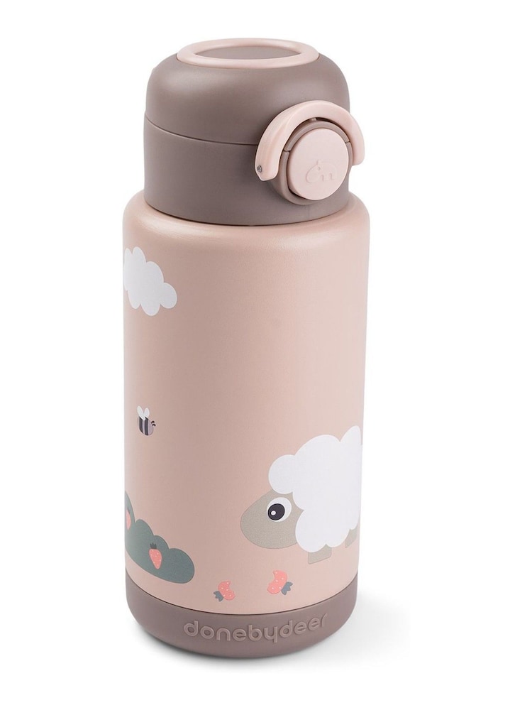 Done by Deer Pink Tiny Farm Insulated Bottle - Image 2 of 5 Done by Deer Pink Tiny Farm Insulated Bottle - Image 2 of 5