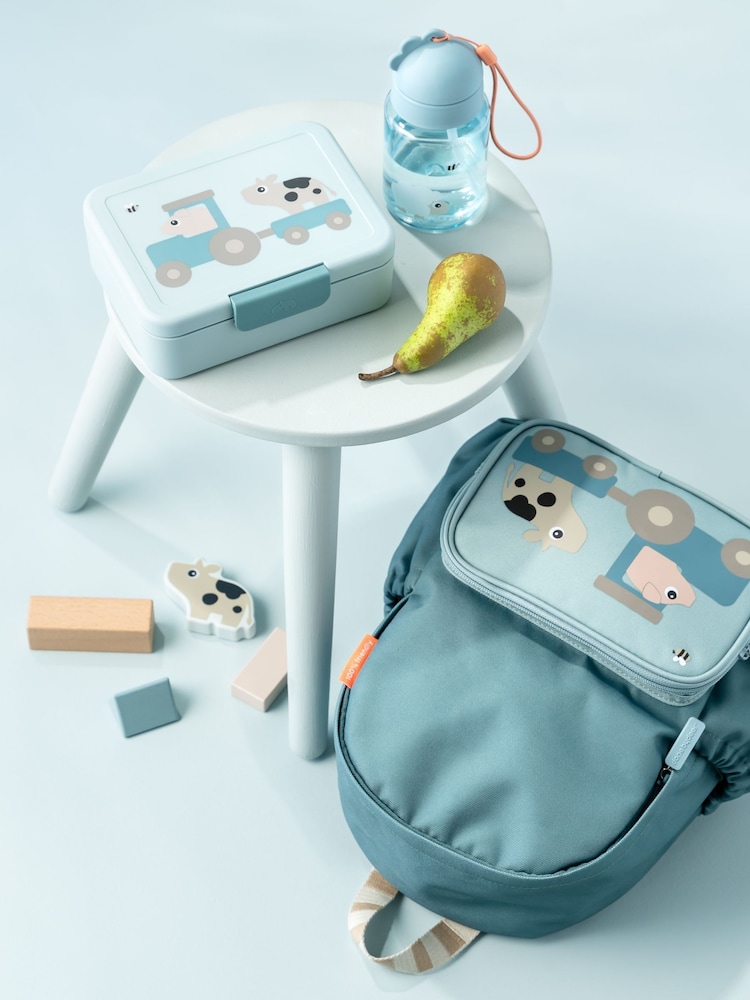 Done by Deer Blue Lunch Box with Divider Tiny Farm - Image 1 of 5