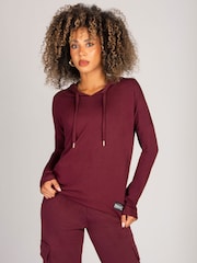Pineapple Red Dip Hem Hoodie - Image 1 of 4