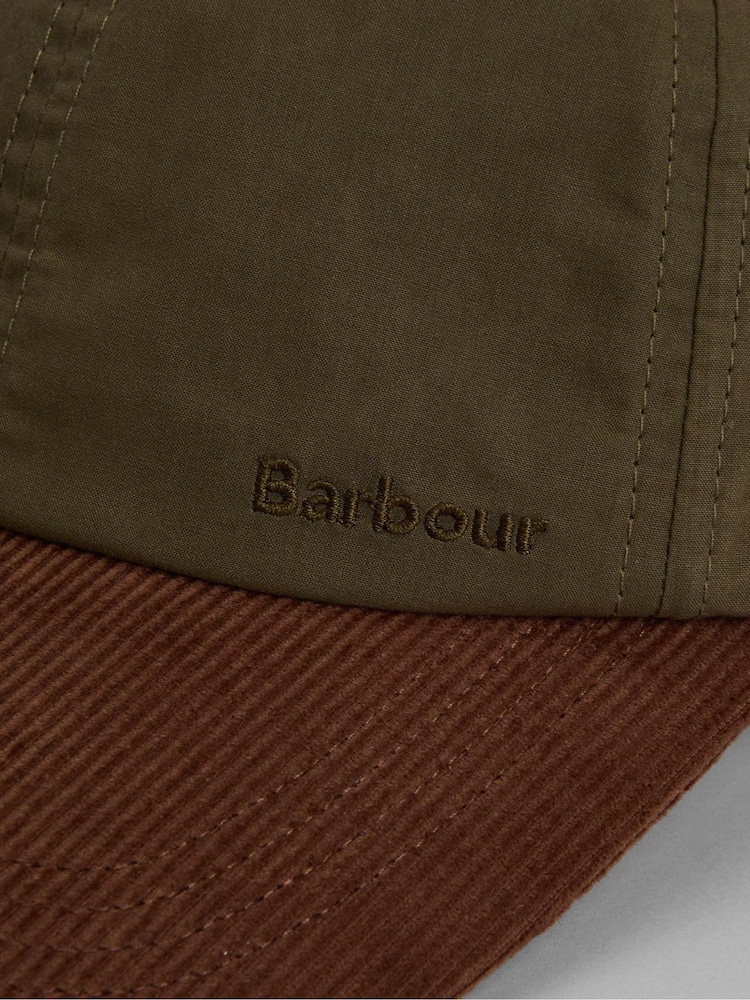 Barbour® Green Transport Cap - Image 3 of 3