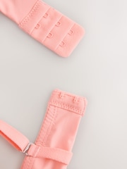 Coral/White A-E Push Up Padded Non Wired Smoothing Bras 2 Pack - Image 11 of 11