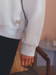 Bath & Body Works Blue Daisies Crew Neck Sweatshirt - Image 4 of 8