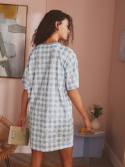 Bath & Body Works Blue Gingham Daisies Nightie 2 Pack - Image 4 of 11