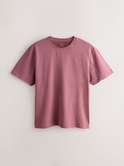 Blue/ Mauve Purple Cosy Short Sleeve Pyjamas Set 2 Pack - Image 4 of 14