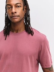 Blue/ Mauve Purple Cosy Short Sleeve Pyjamas Set 2 Pack - Image 9 of 14