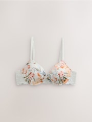 Green/Cream Floral - A-E 스무딩 티셔츠 브래지어 2 팩 - 5의 이미지 4