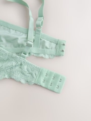 Green/Cream Floral - A-E 스무딩 티셔츠 브래지어 2 팩 - 5의 이미지 5