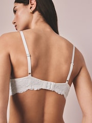 Green/Cream Floral Push Up Pad Plunge A-E Smoothing T-Shirt Bras 2 Pack - Image 8 of 13