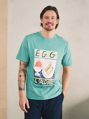 أخضر/أزرق - Frankie Thorpe Jersey Pyjamas Set 2 Pack - صورة 9 من 15