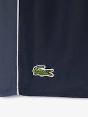 Lacoste Black Mid Length Colorblock Swim  Shorts - Image 9 of 9